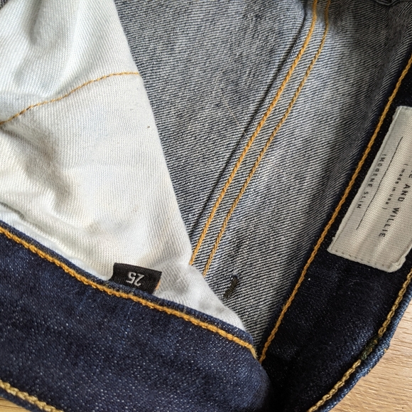 Imogen and Willie Imogen Slim Dark Rinse Jeans  25 - Picture 2 of 3